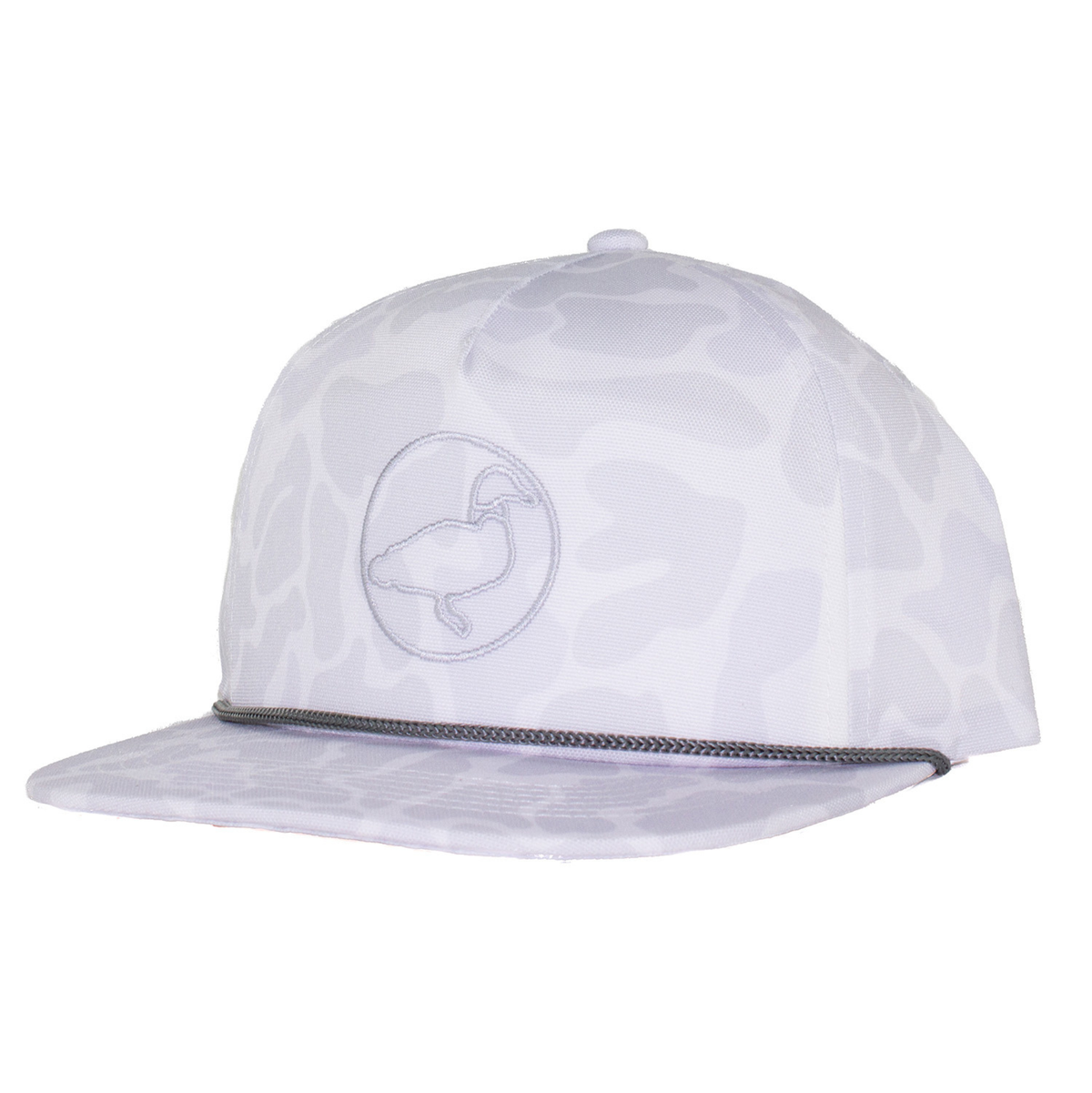 Properly Tied Polar Camo Rope Hat
