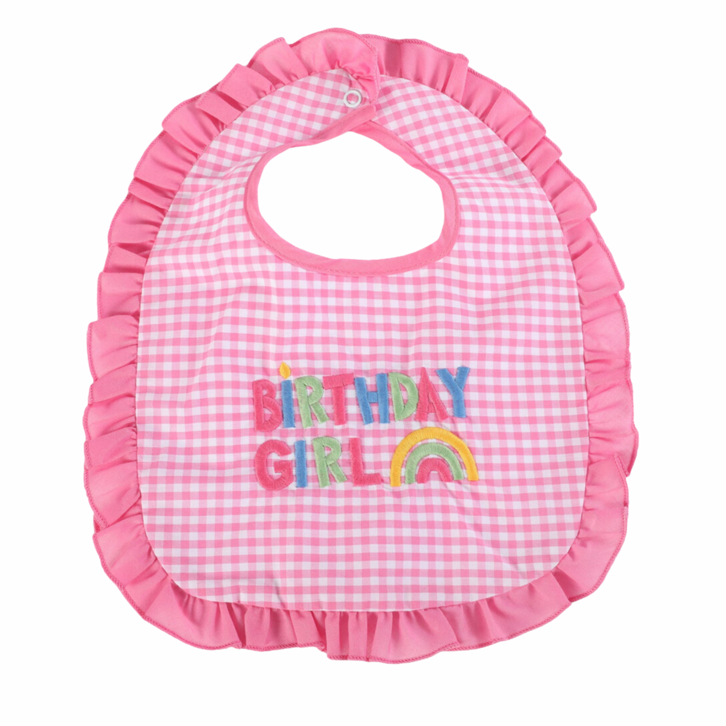 Lil Cactus Pink Birthday Girl Bib