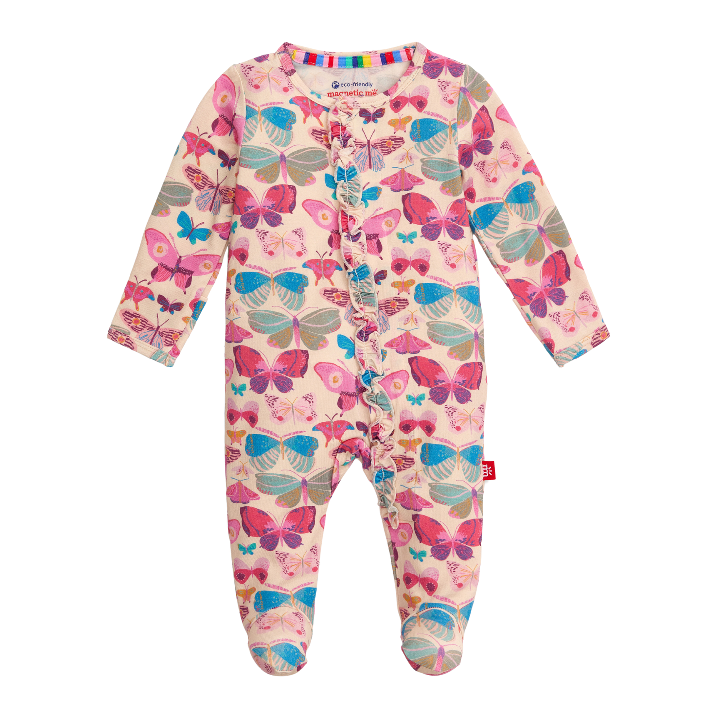 Magnetic Me All A Flutter Ruffle Footie