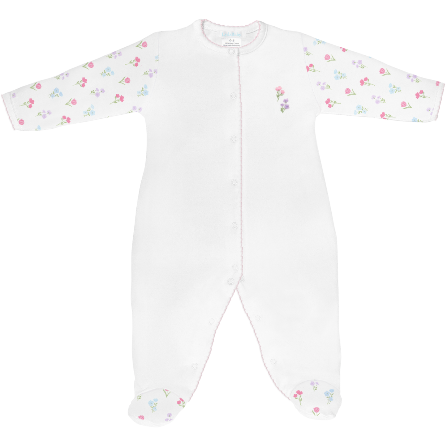 Lyda Baby Wildflowers Footie