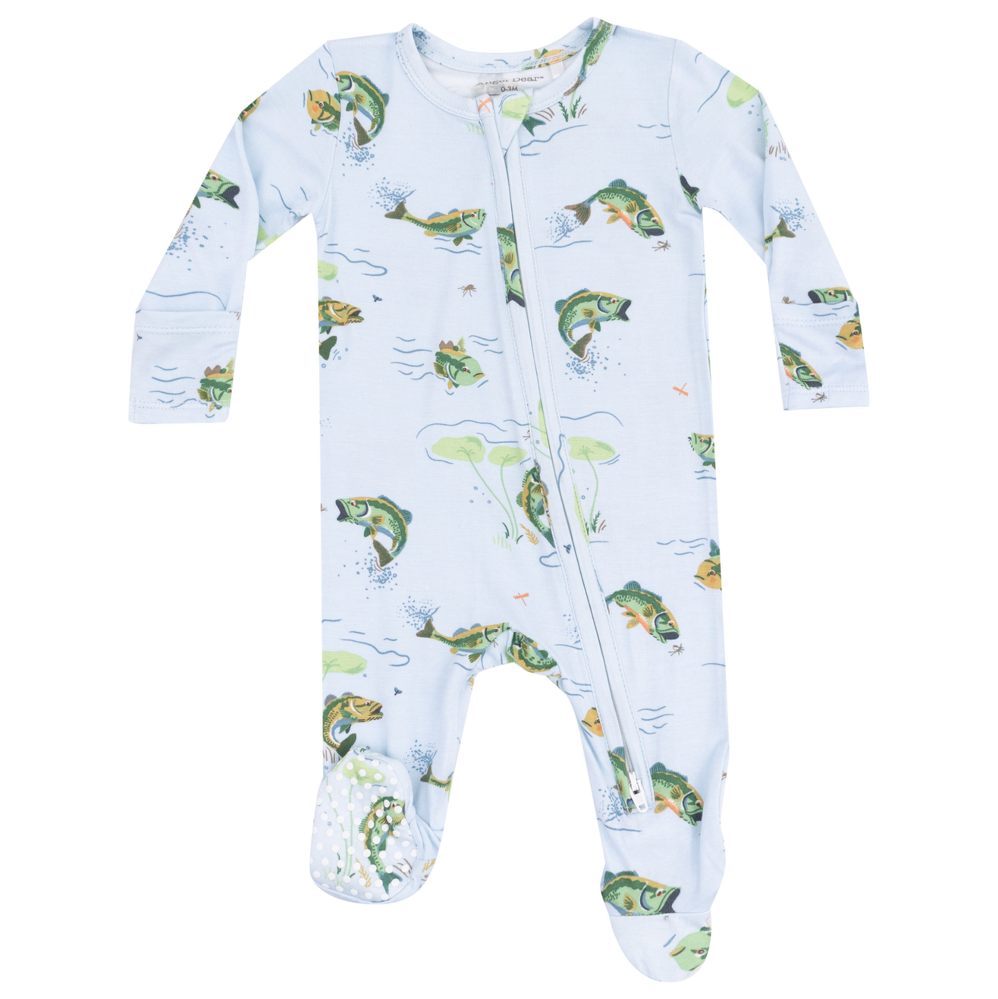 Angel Dear Bass Zipper Footie