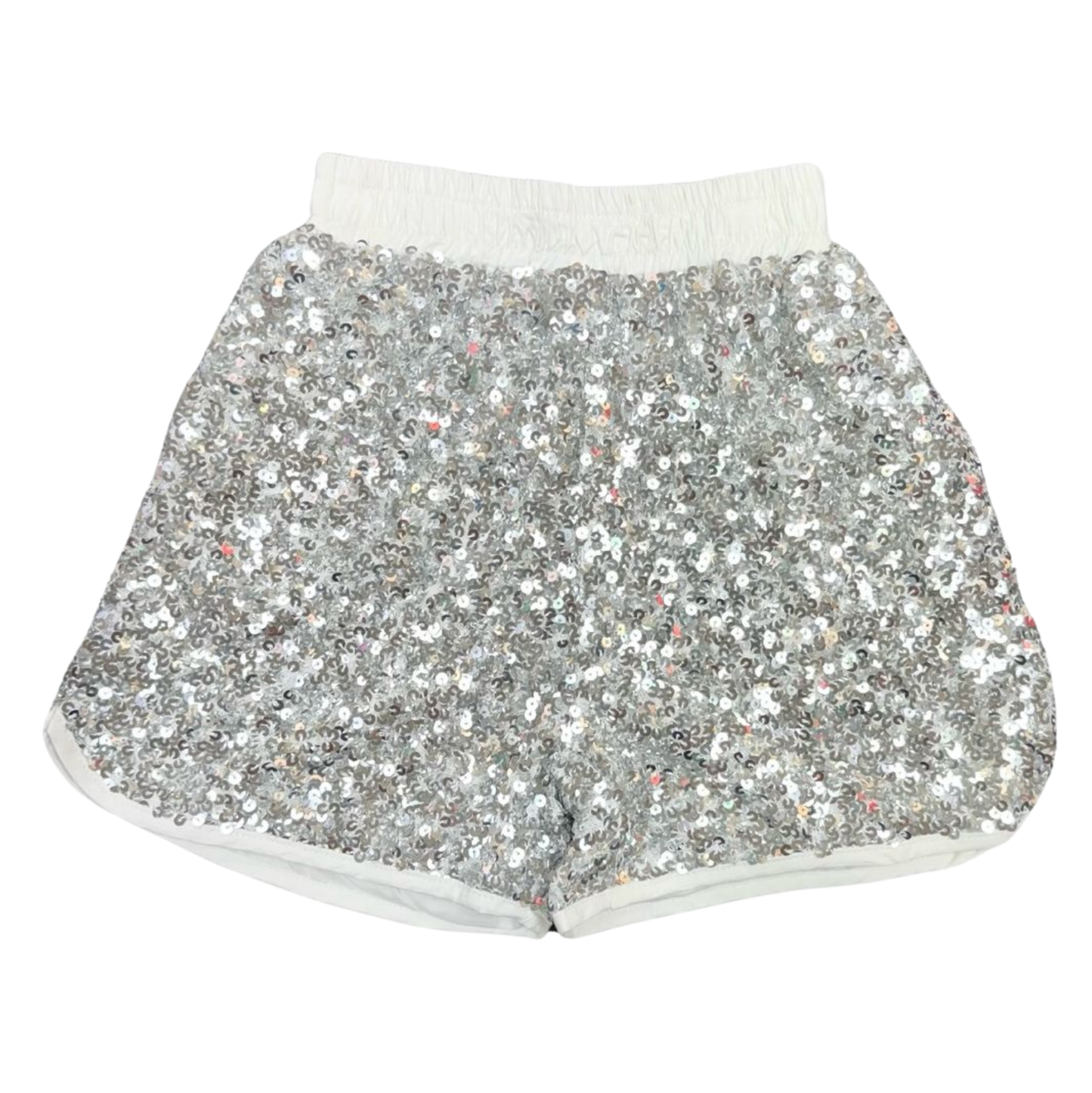 ML Kids Silver Sequin Shorts