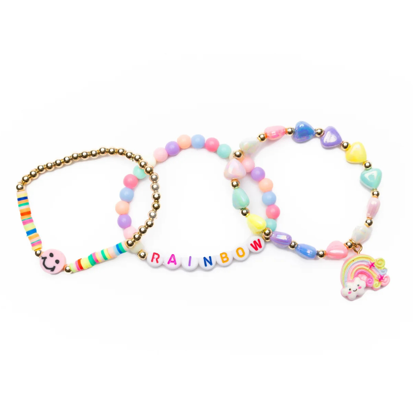 Great Pretenders Rainbow Smiles Bracelet Set