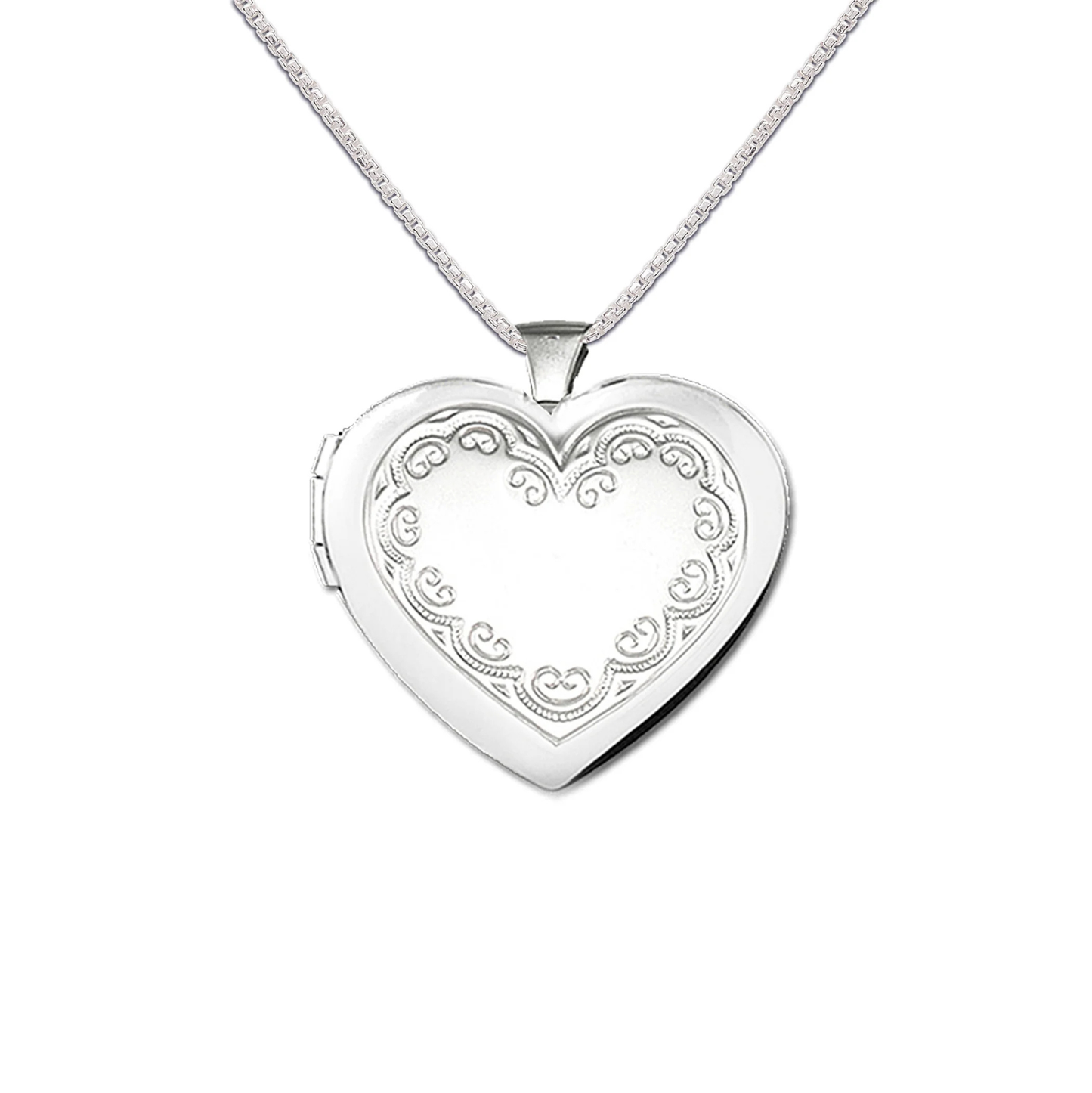 Cherished Moments Sterling Silver Embellished Heart Locket