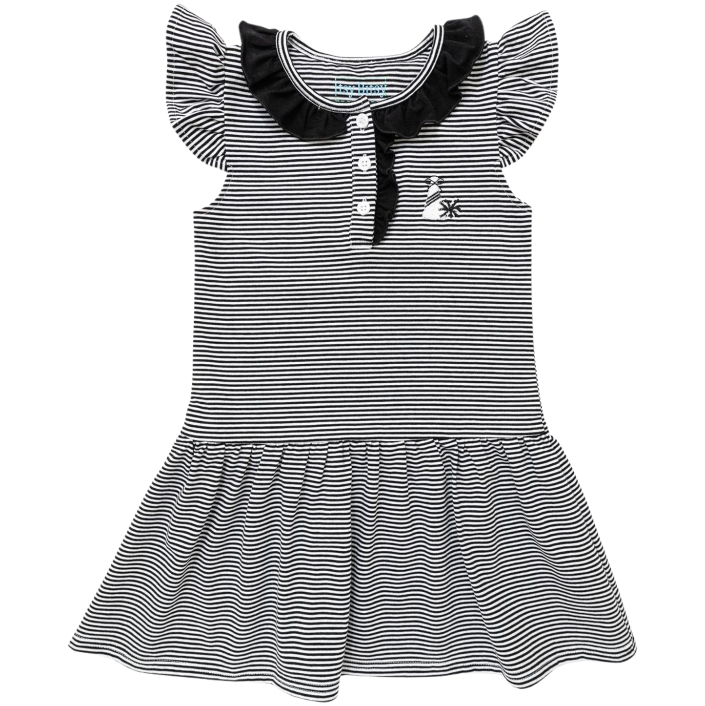 Itsy Bitsy Black Game Day Dress