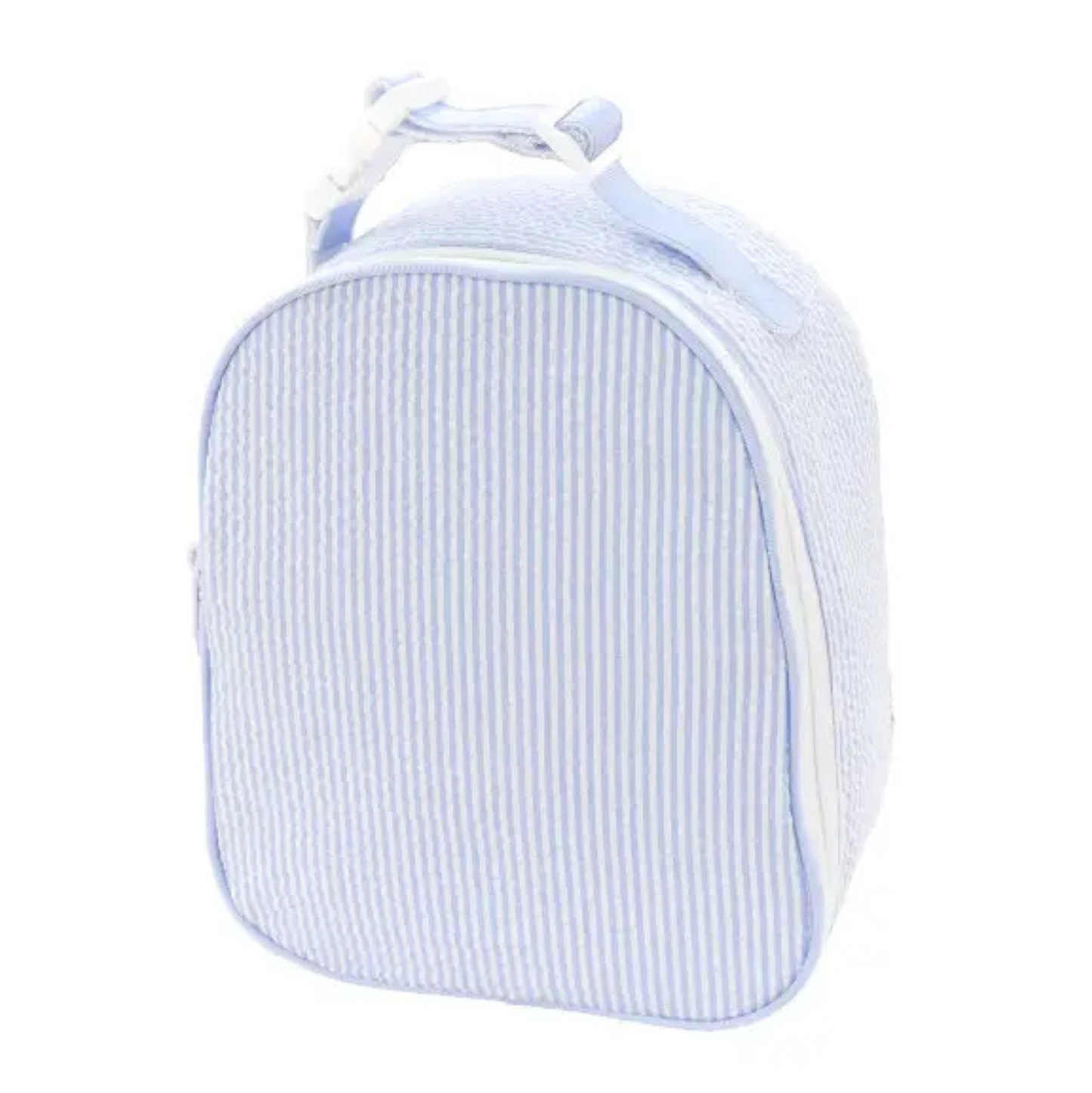 Mint Baby Blue Seersucker Gumdrop Lunchbox