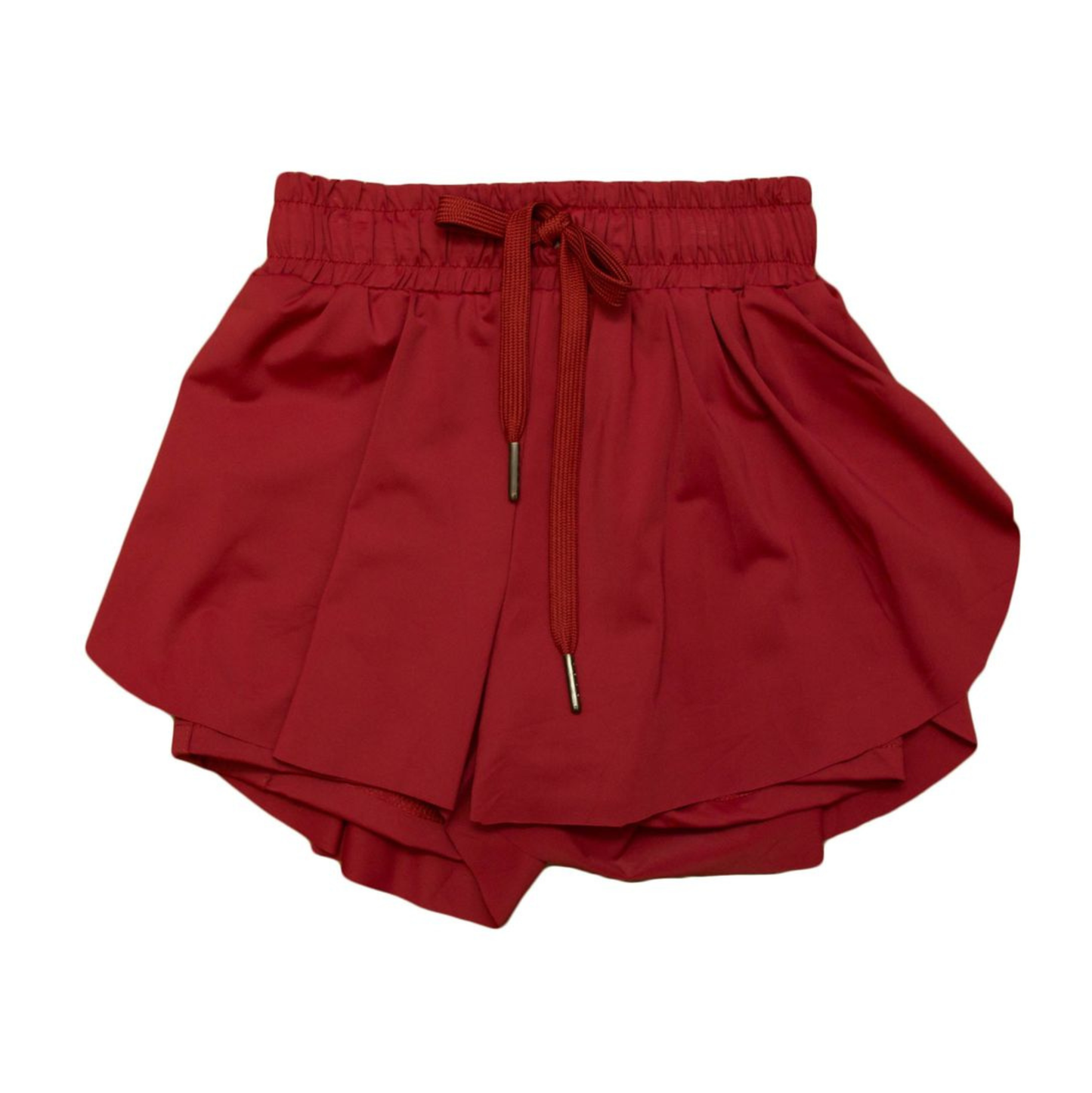 Belle Cher Maroon Butterfly Shorts