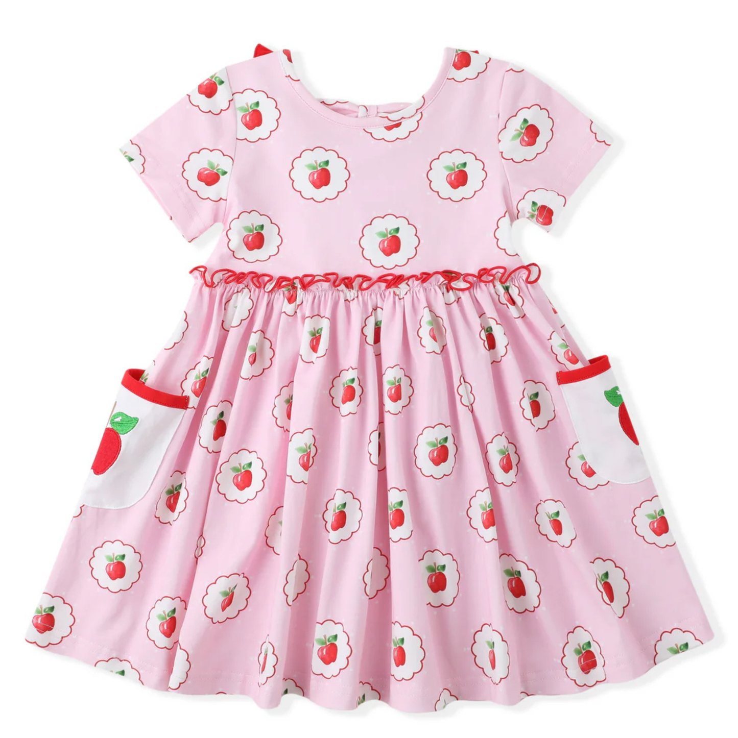 Swoon Baby Apple Pocket Dress