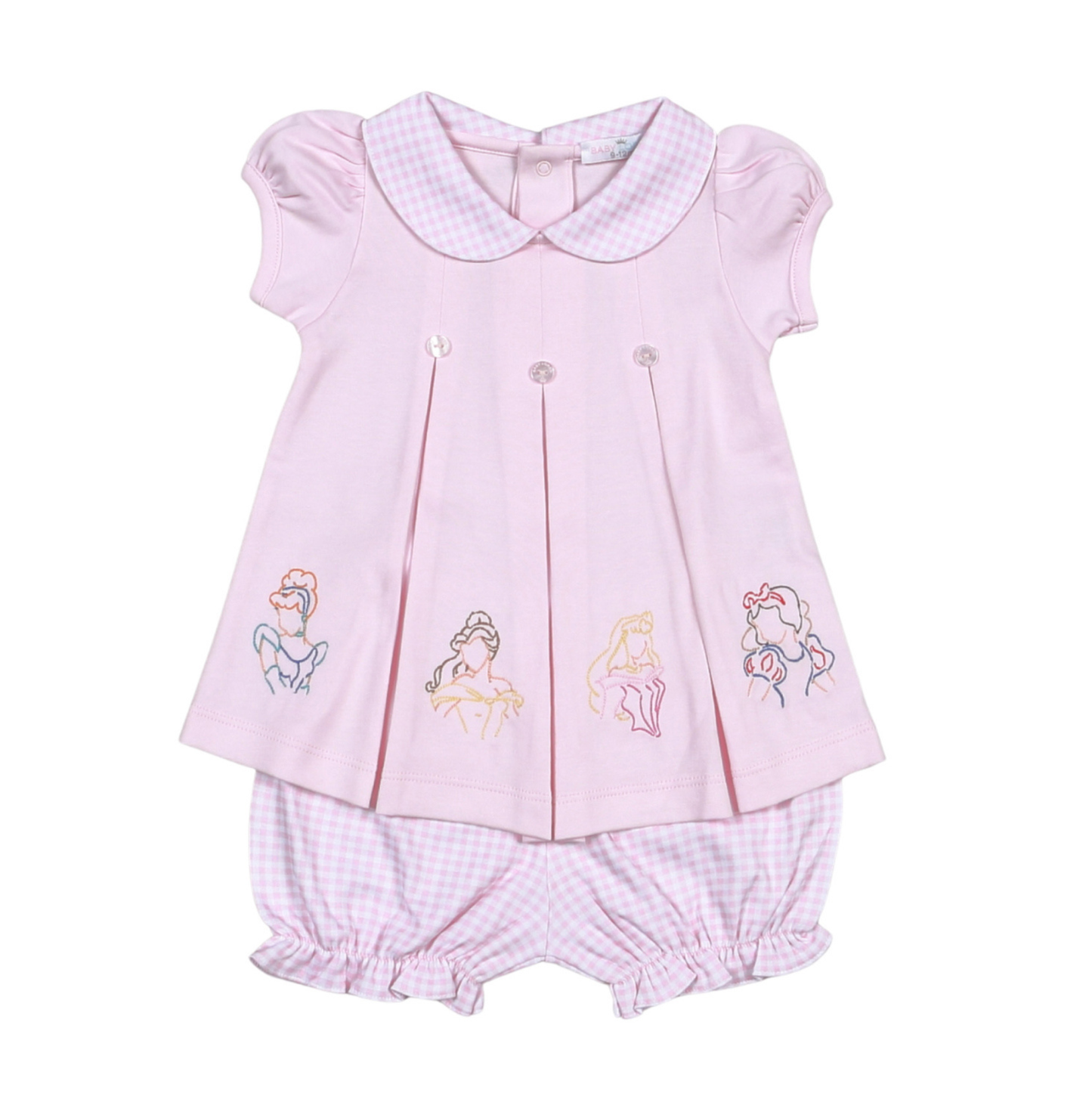 Baby Loren Princess Applique Bloomer Set