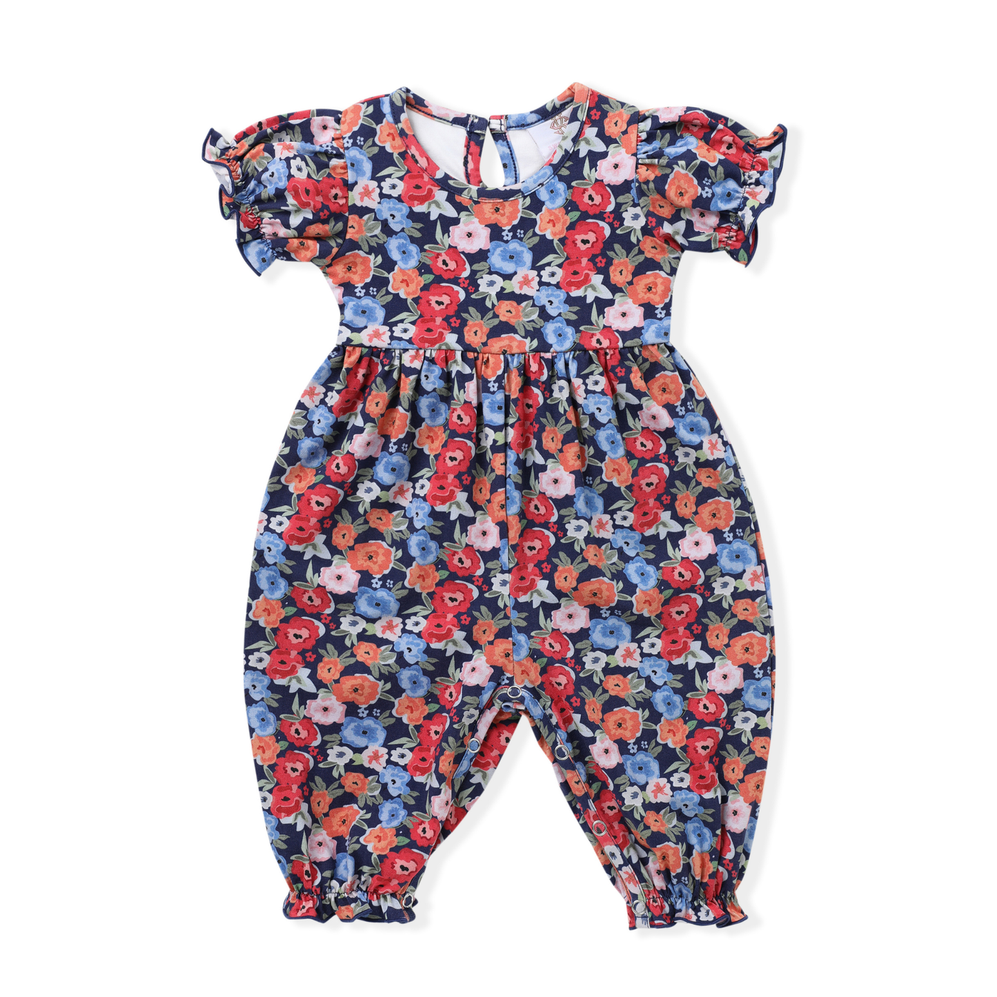 Swoon Navy Floral Kate Romper