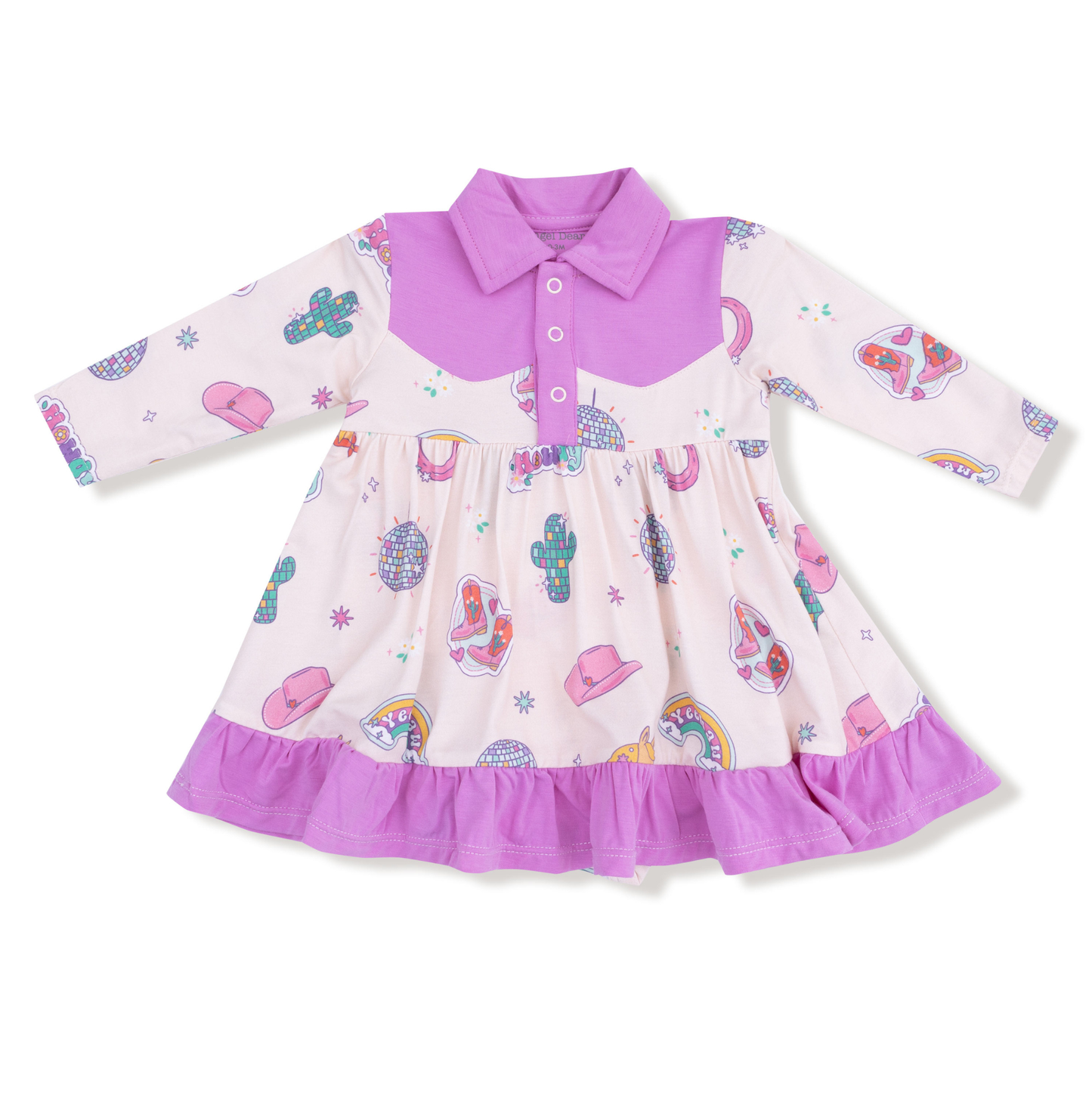 Angel Dear Disco Cowgirl Bodysuit Dress