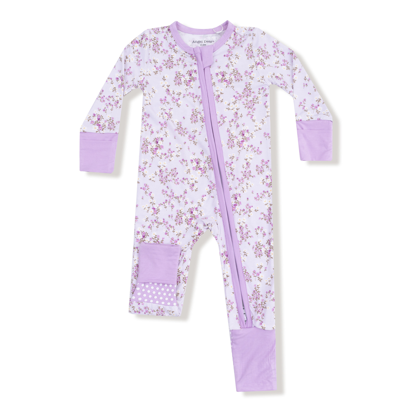 Angel Dear Sweet Dreams Florals 2 Way Zipper Romper