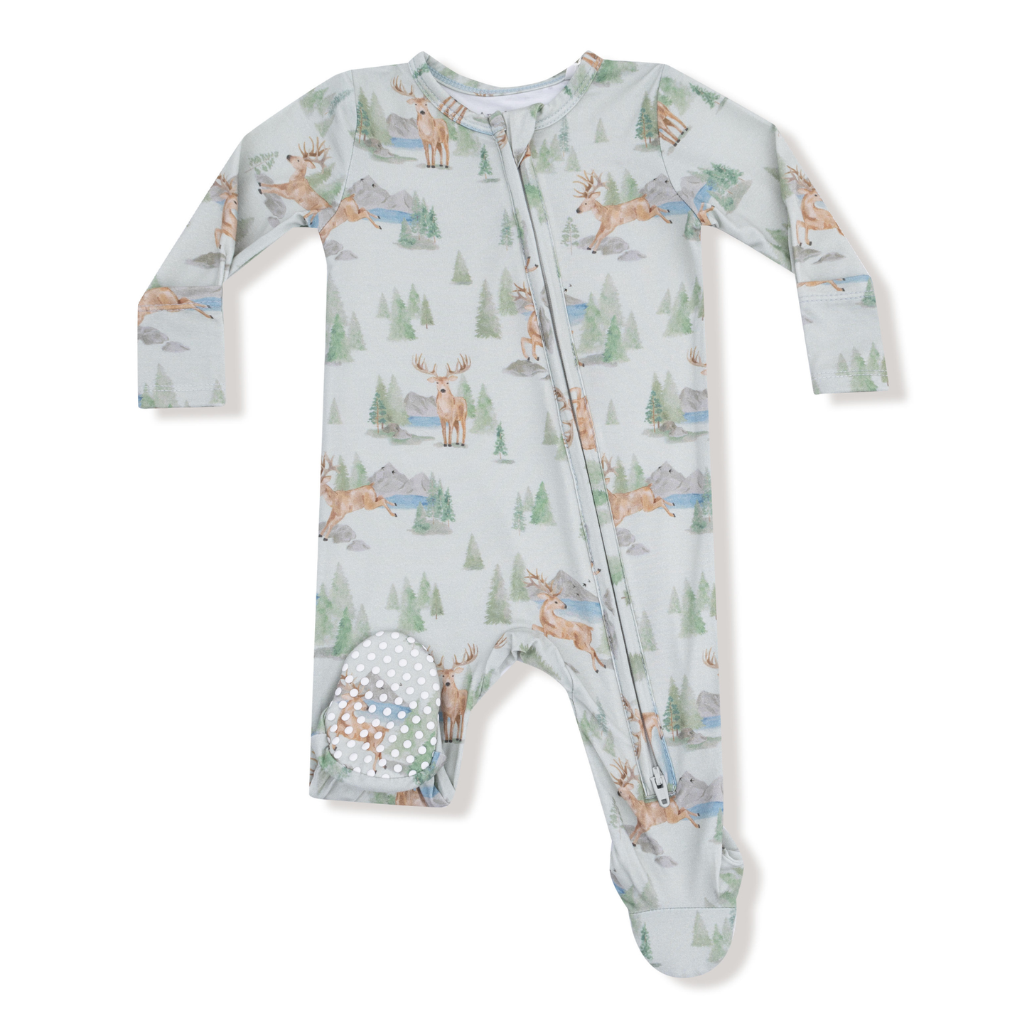 Angel Dear Buck Deer 2 Way Zipper Footie