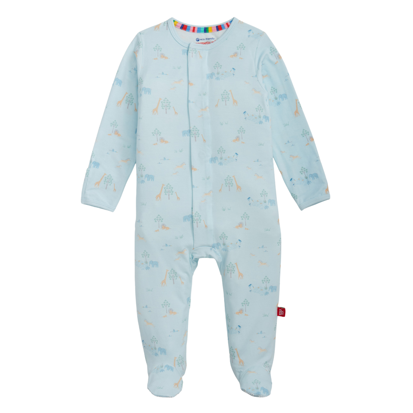 Magnetic Me Serene Safari Blue Modal Footie