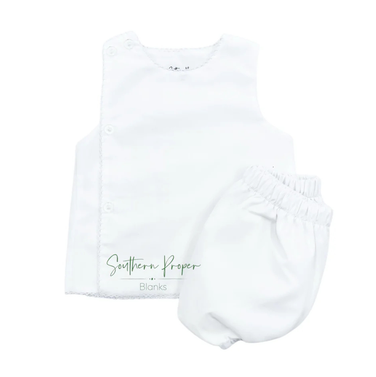 SPB White Diaper Set