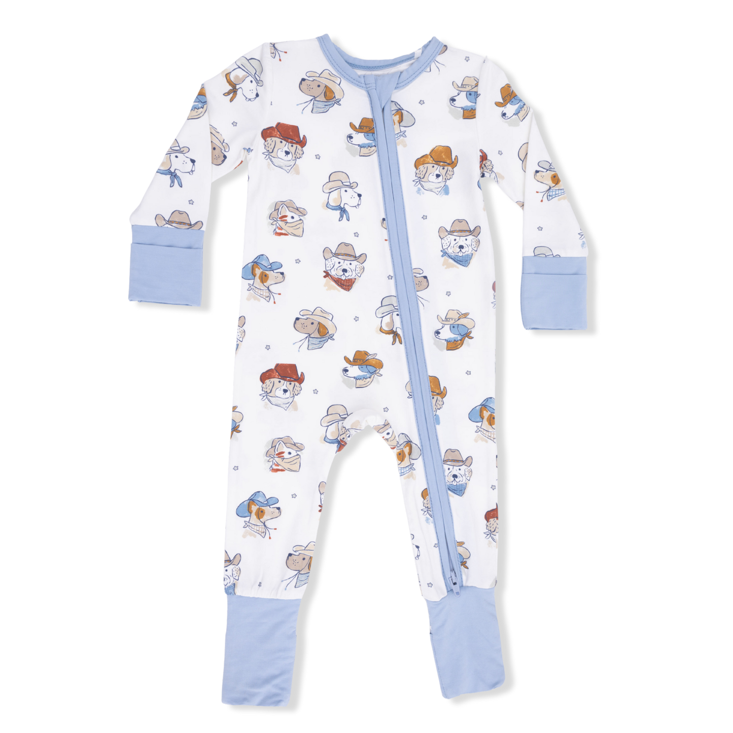 Angel Dear Beige Cowdogs - Convertible Romper