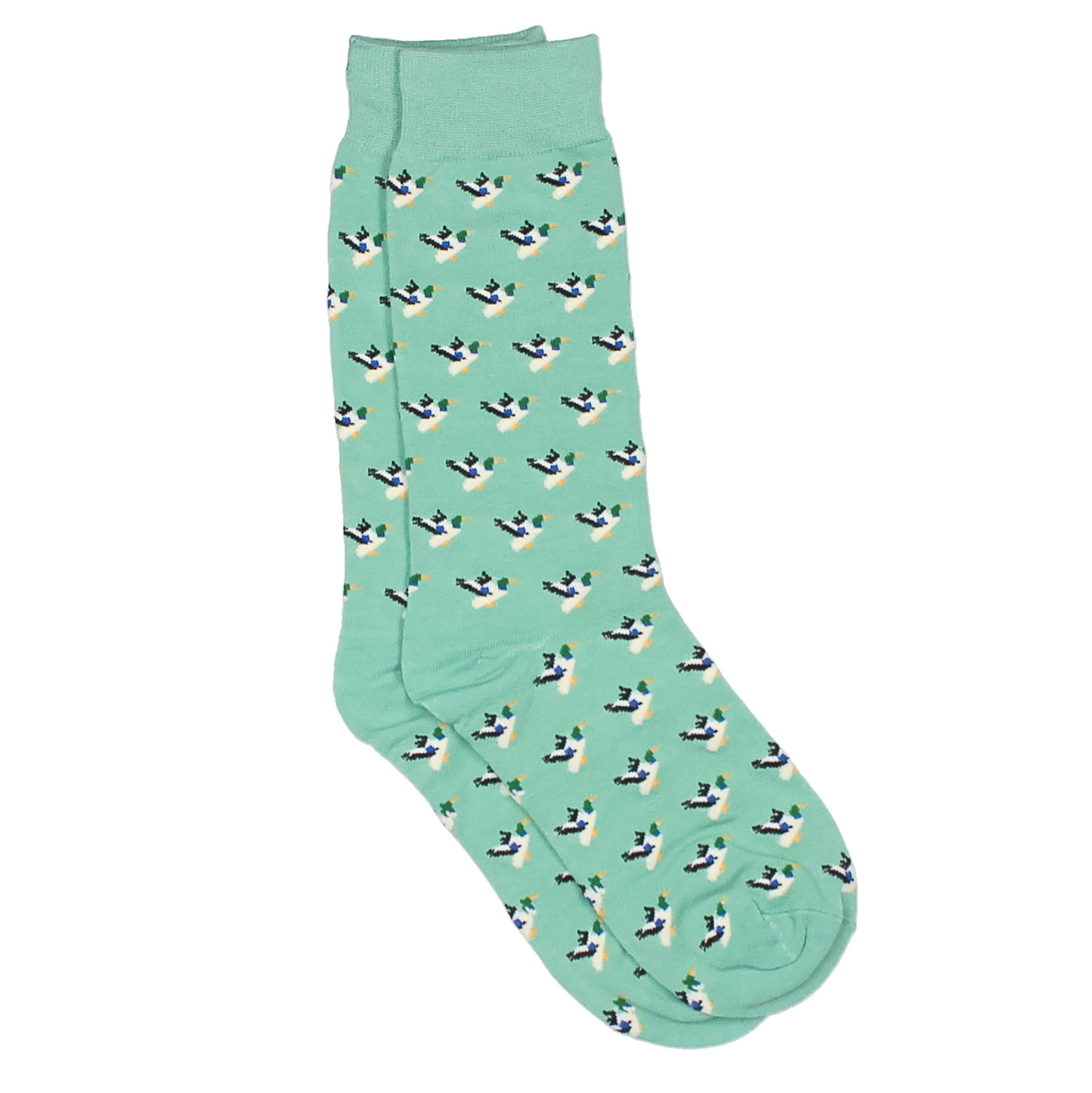 Properly Tied Lucky Duck Socks Breaking Water
