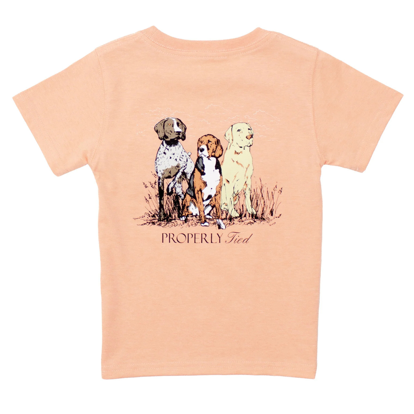 Properly Tied Melon Triple Dog Shirt