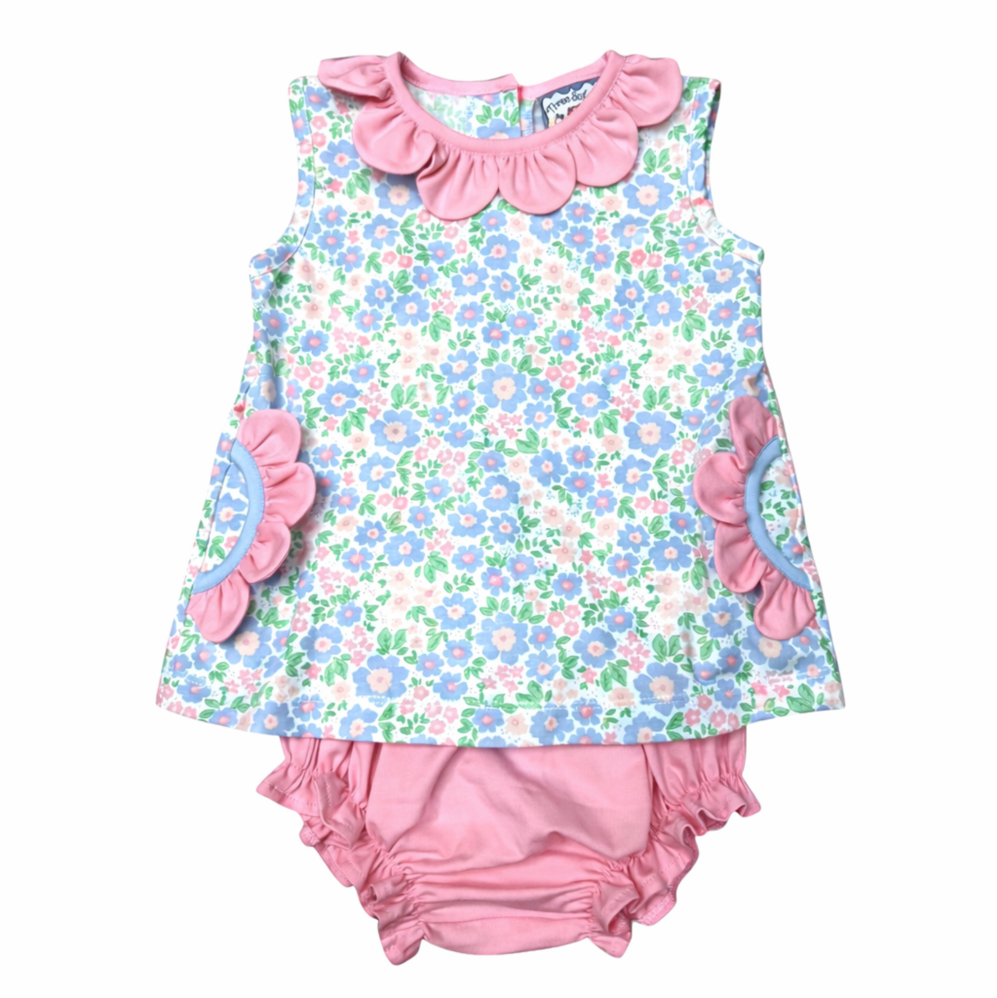 Three Sisters Happy Daisy Bloomer Set