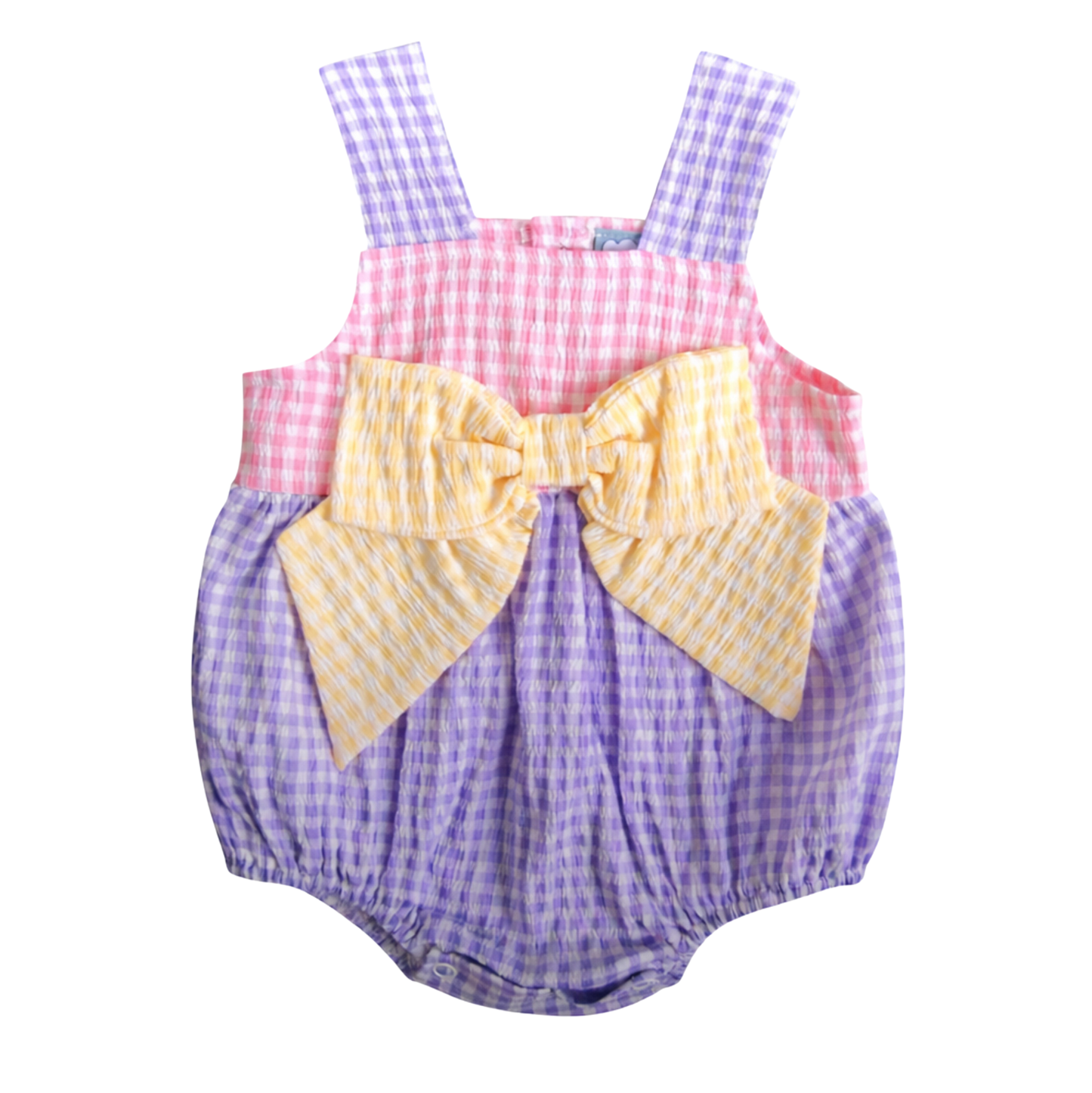 T.S.B. Pastel Colorblock Bow Bubble