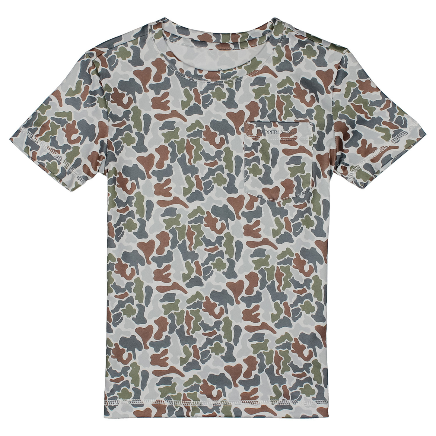 Properly Tied Ravine Pocket Tee Terra Camo