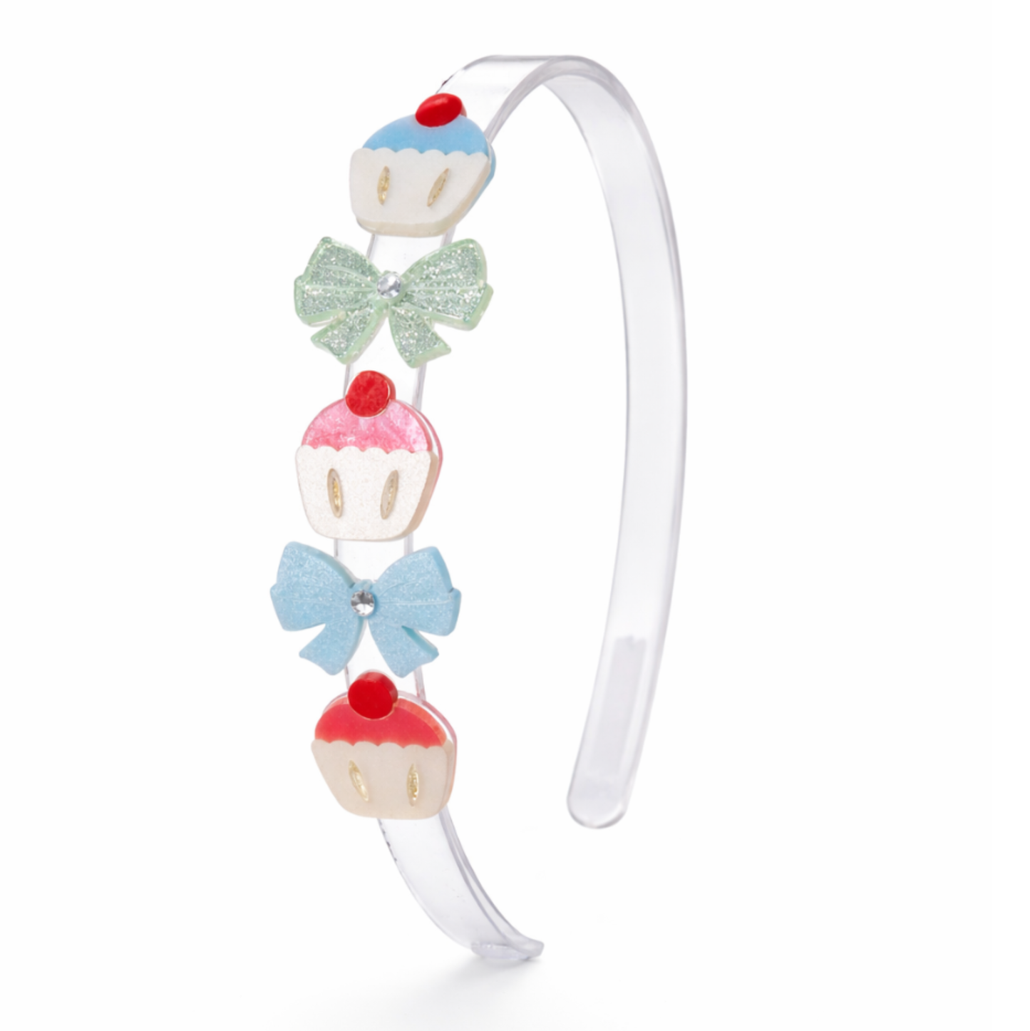 Lilies & Roses Cupcakes & Bows Headband