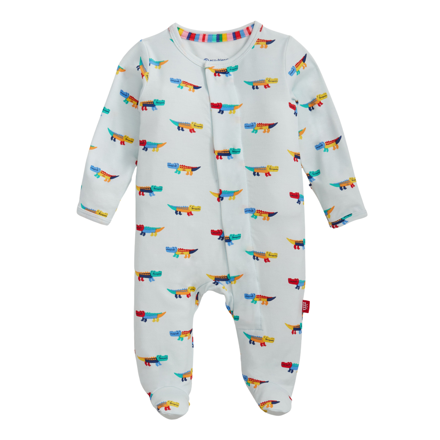 Magnetic Me Crocodile Colorpop Blue Modal Footie
