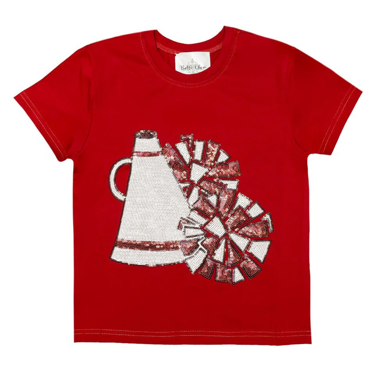 Belle Cher Maroon Megaphone Shirt