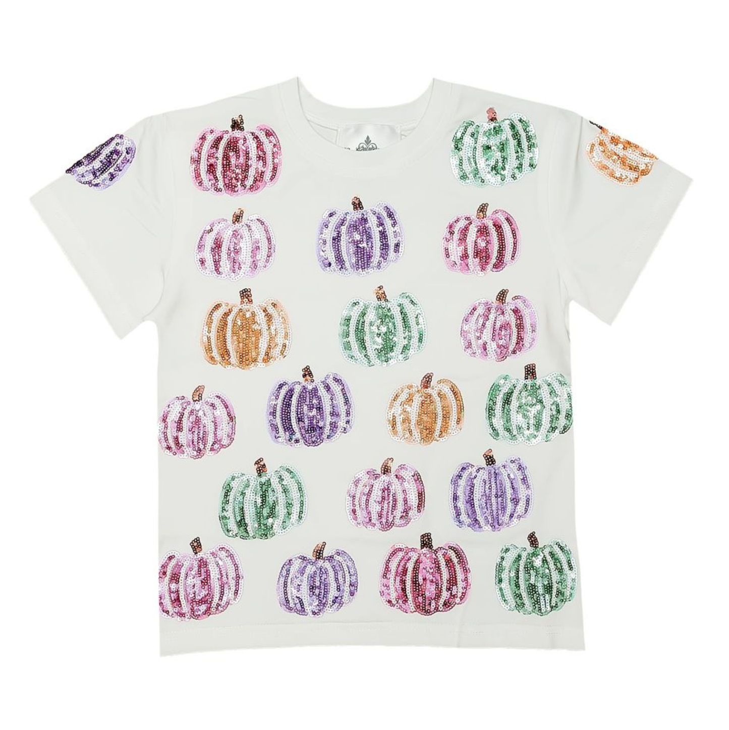 Belle Cher Pumpkin Sequin Shirt