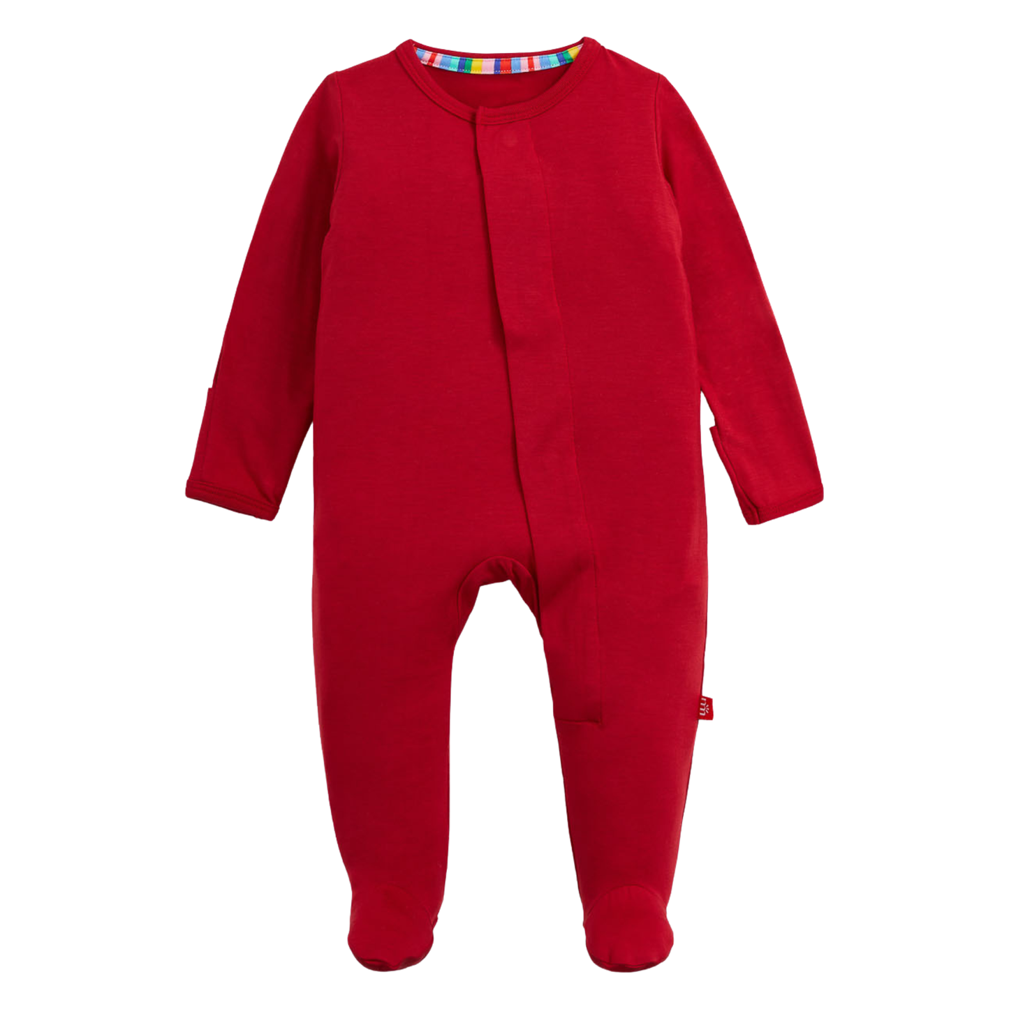 Magnetic Me Red Solid Modal Footie