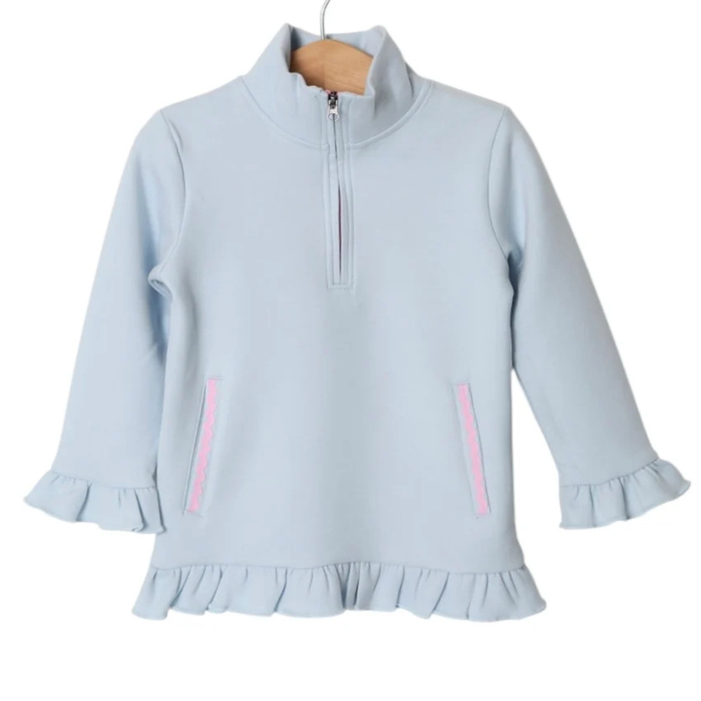 Millie Jay Norah Quarter Zip Pullover - Blue