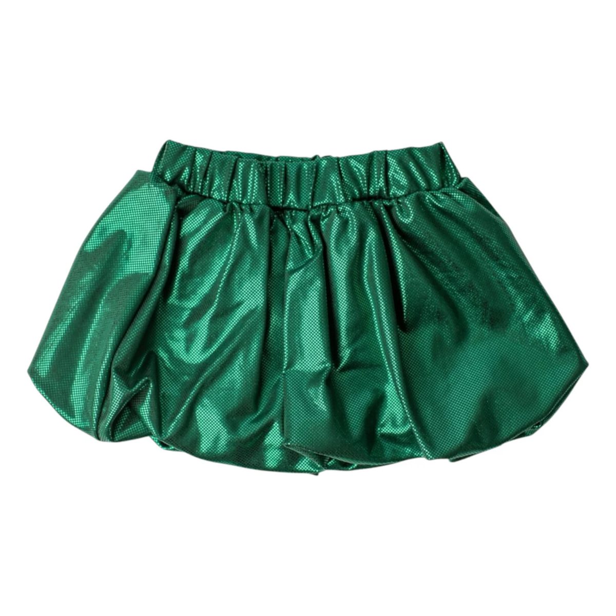 Gracie Bubble Skort - Green Sparkle