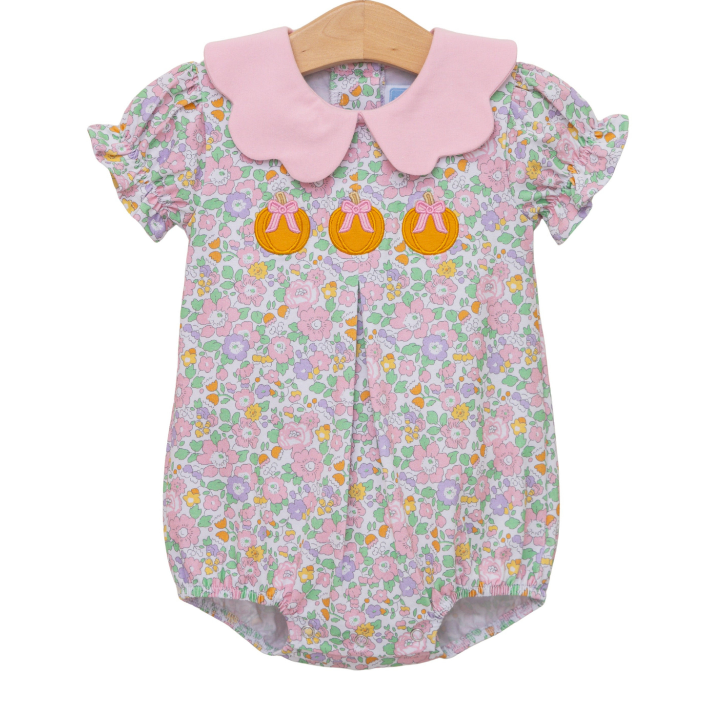 Trotter St. Pumpkin Floral Bubble