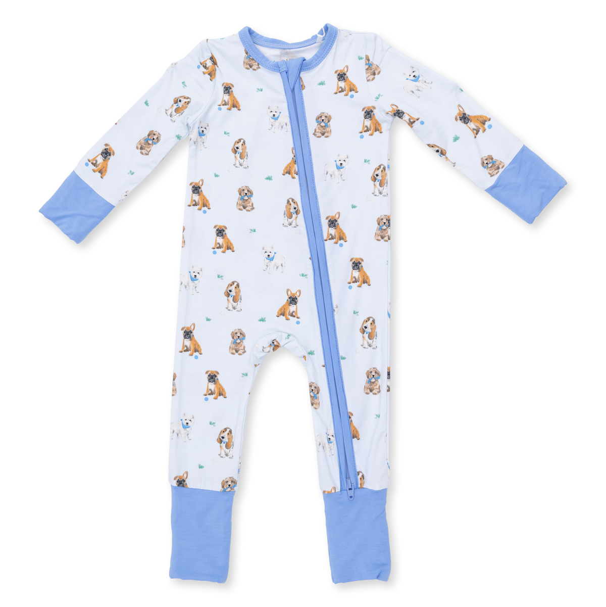 Angel Dear Blue Bestie Dogs - Convertible Romper