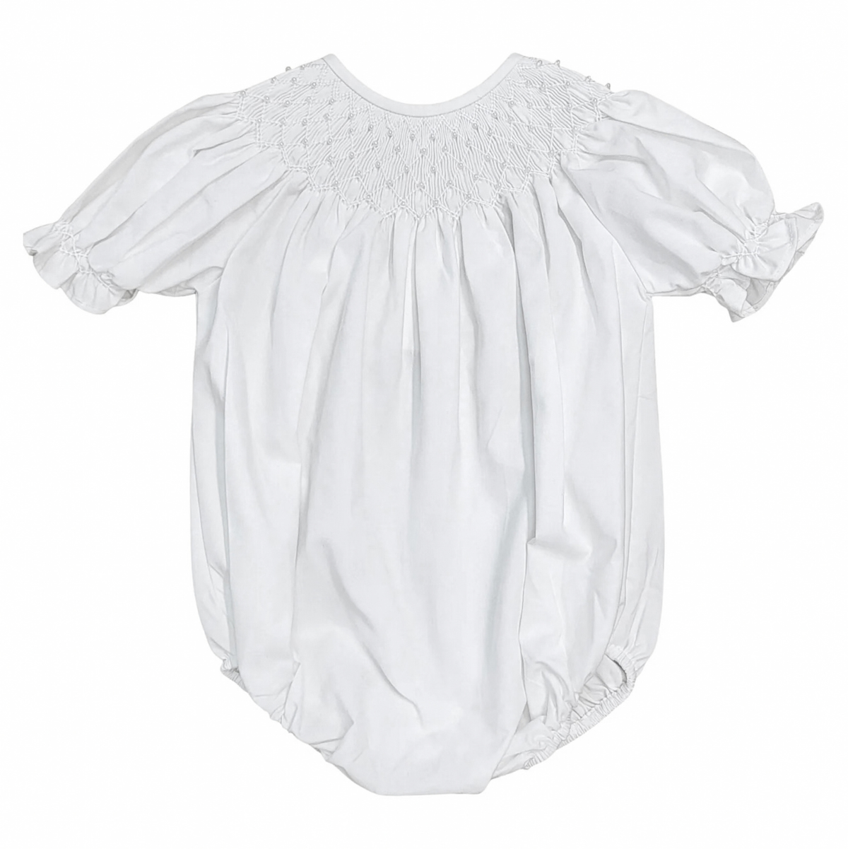 Catherine White Bubble w/ White Pearl