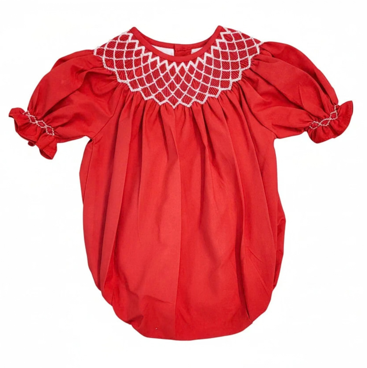Red Catherine Bubble w/ White Pearl