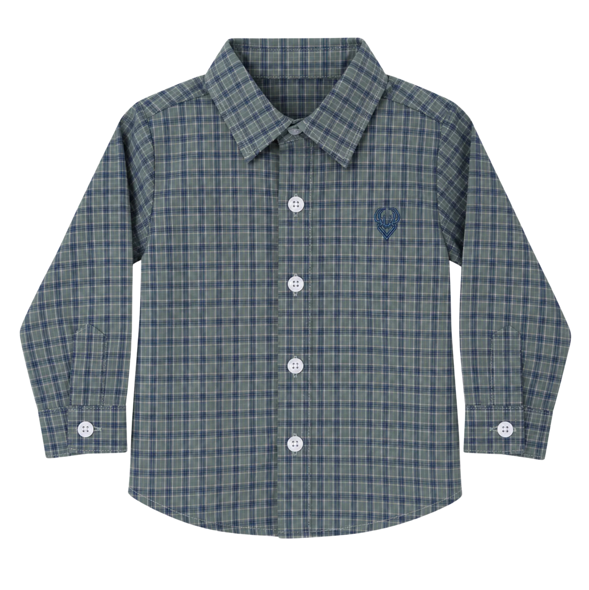 Millie Jay Green Plaid Button Down