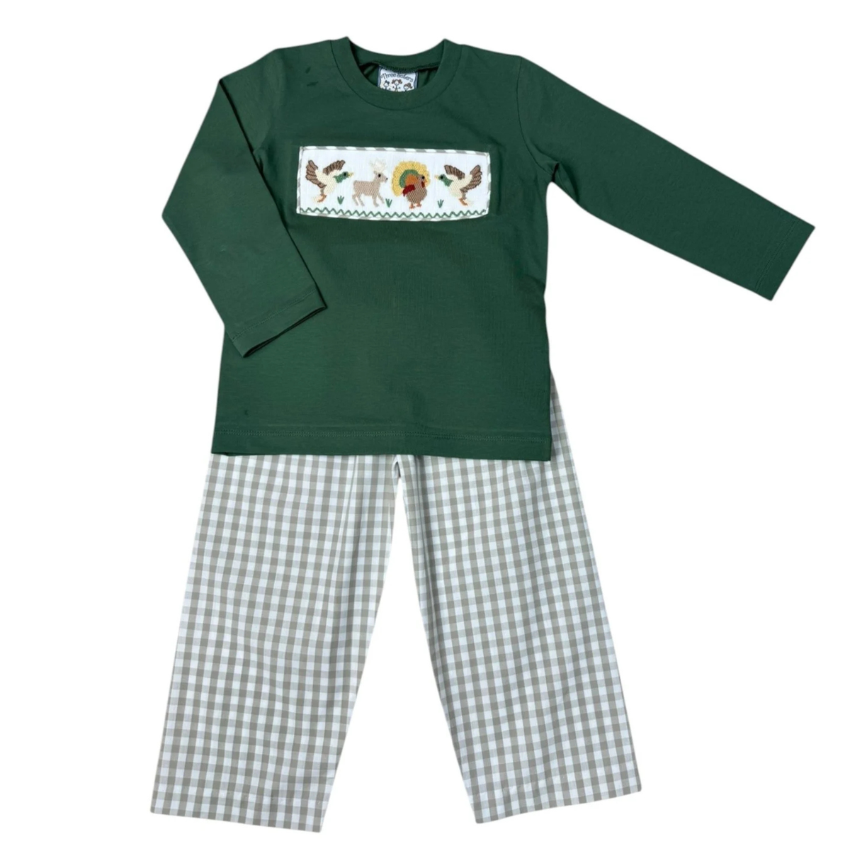 Three Sisters Boys Life Smocked Pant Set