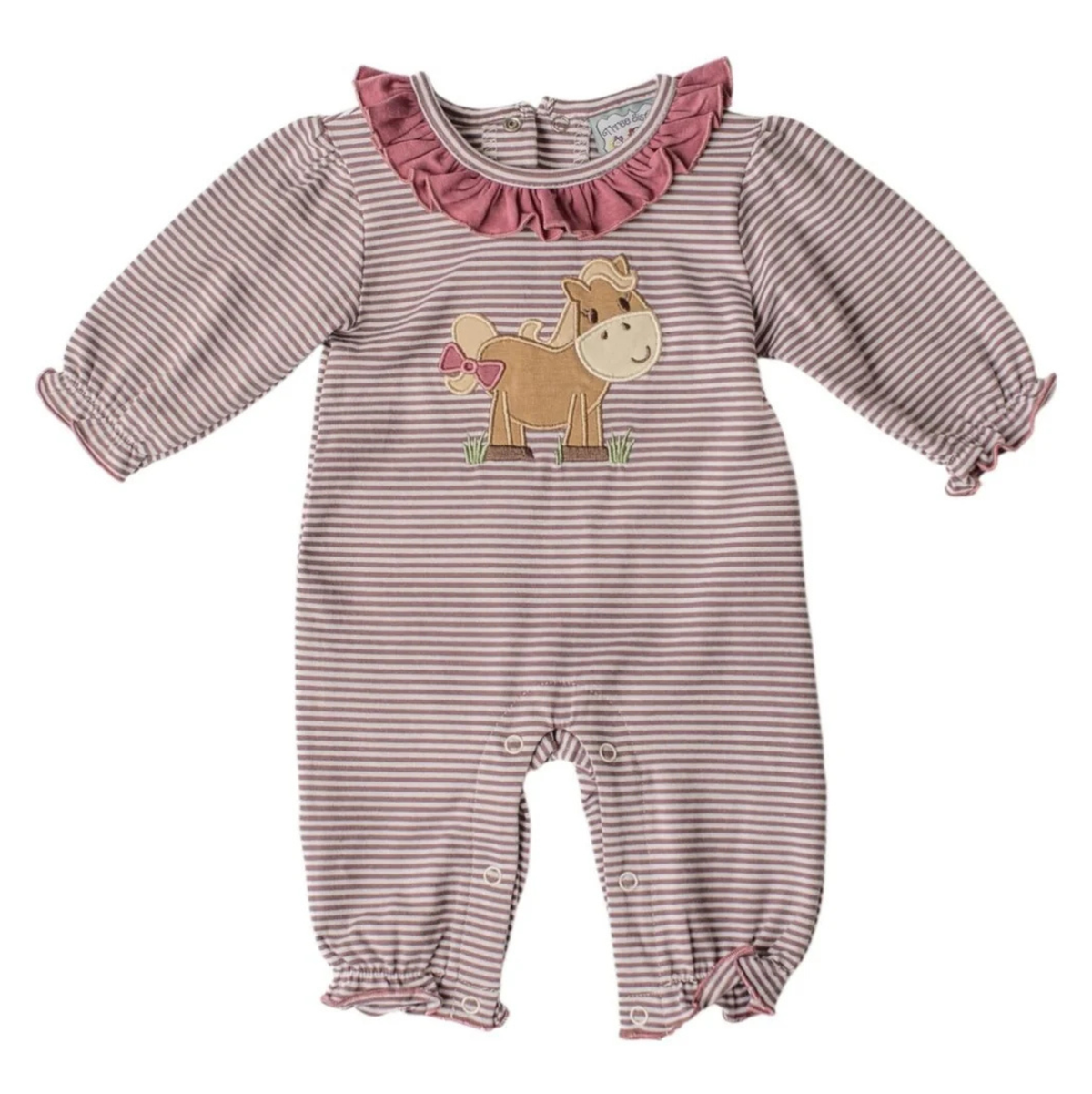 Three Sisters Horse Applique Romper