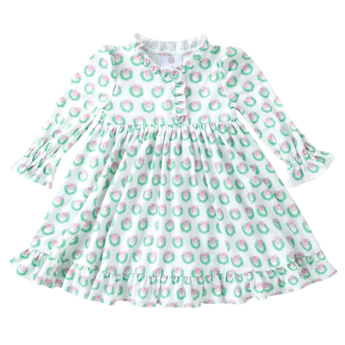 Swoon Butterknit Play Dress/Nightgown - Wreaths