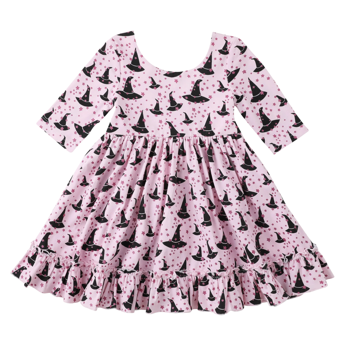 Swoon Baby Witch Hat Print Dress