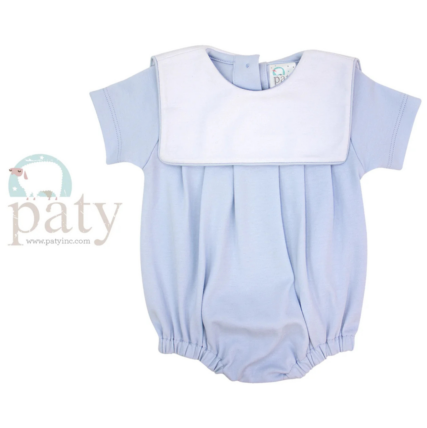 Paty Pima Cotton Square Bib Bubble