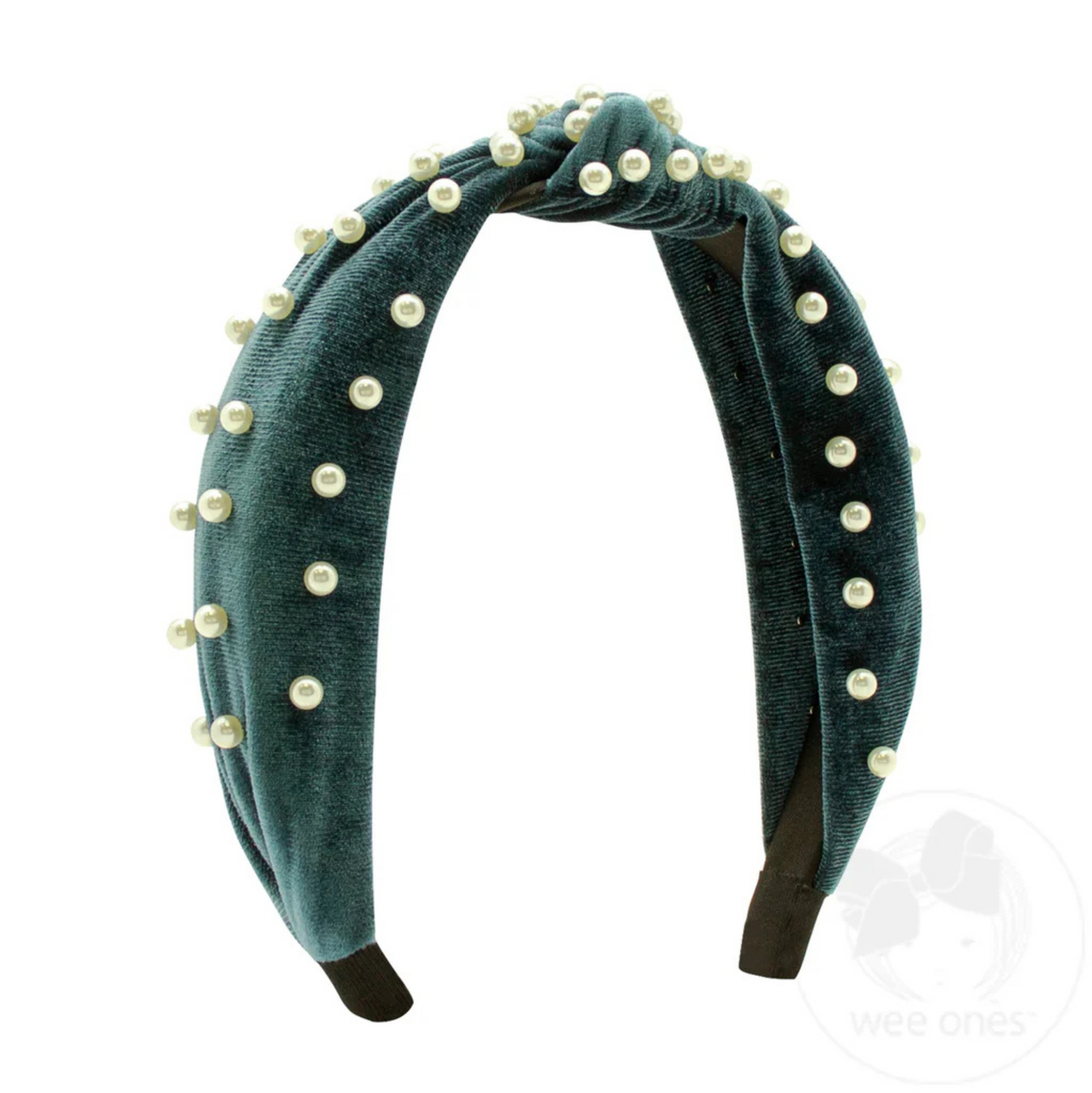 Wee Ones Velvet Pearl Headband