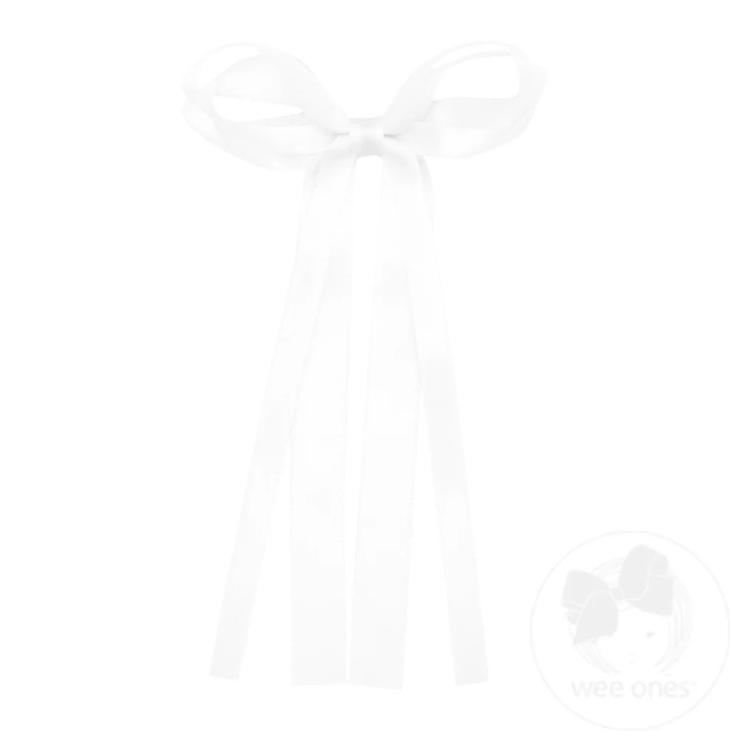 Wee Ones Mini Double Satin Streamer Bow