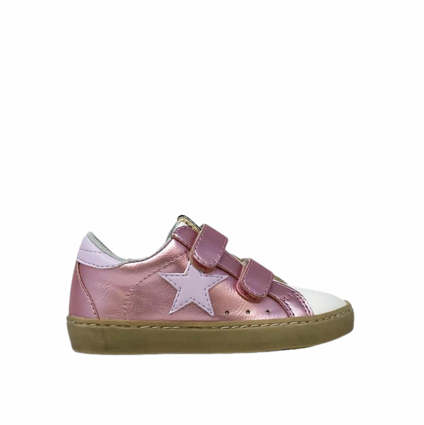 Sunny Mini Metallic Light Pink Sneakers