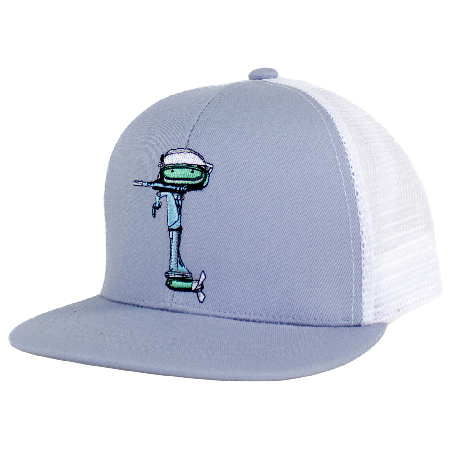 Properly Tied Boat Motor Trucker Hat