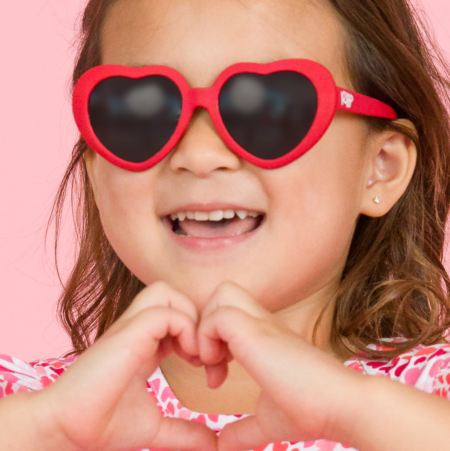 Ruffle Butts Red Hearts Sunglasses