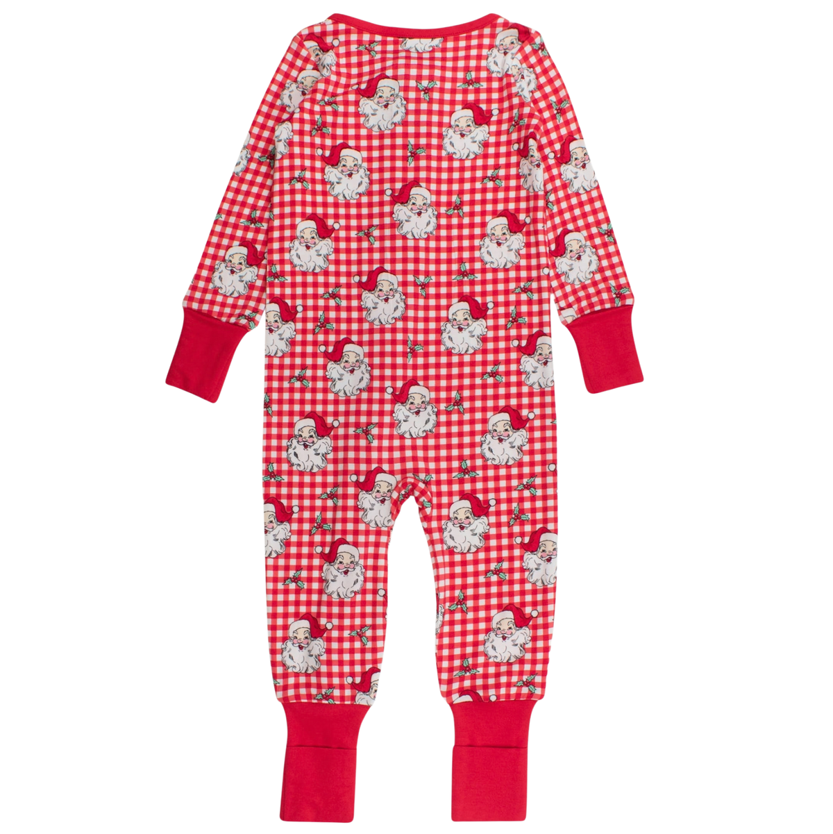Softsnooze Red Dear Santa Convertible One Piece Pajama