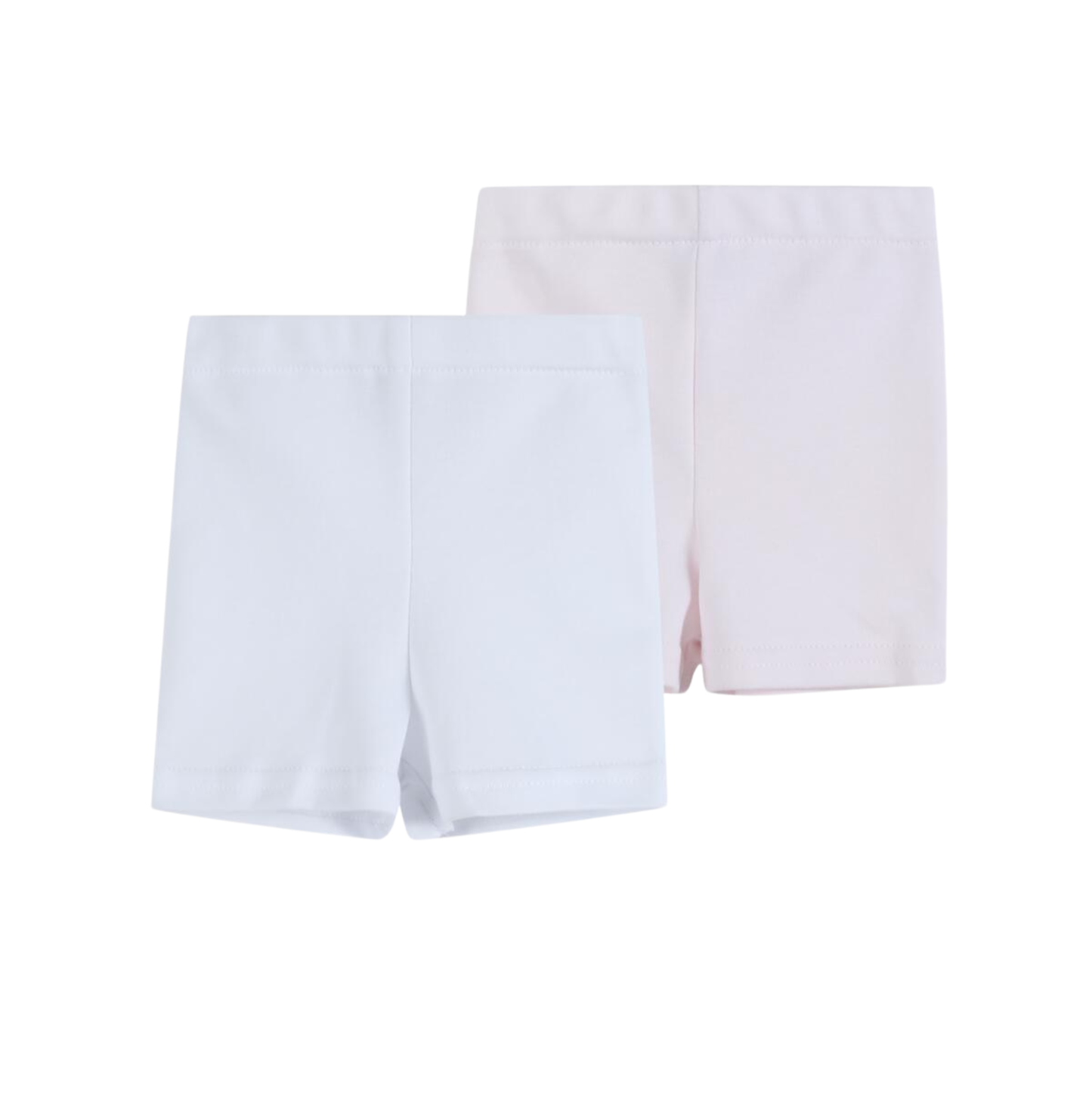 Lil Cactus 2 Pack White & Pink Shorties