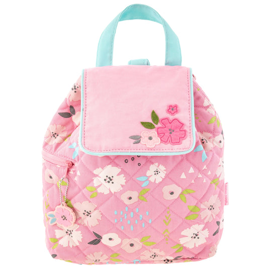 Stephen Joseph Quilted Backpack Flower